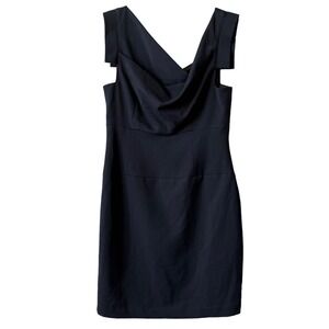 Venus Navy Sleeveless Sheath Dress Cocktail Party Evening Career‎ Women's 8